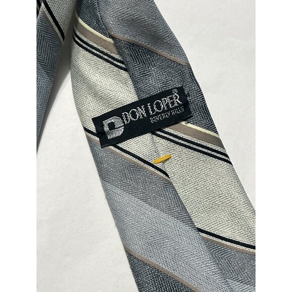 Don Loper Beverly Hills Vintage Tie Diagonal Stripe - Picture 3 of 5